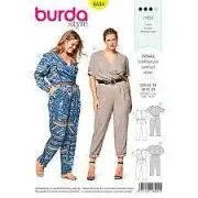 Burda Sewing Pattern 6444 Misses Plus Size Jumpsuit Size 18-28 Euro 44-54