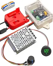 Power Wheel Adapter Kit Fit for Milwaukee M18 18V Battery with Voltage Regulator Fuse and Wire Terminals, Upgrade Battery Adapter Conversion Connector Suit for DIY Rc Truck, Robotics and Rc Car Toys