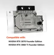 Granzon GPU Block Use For NVIDIA GeForce RTX 3070 / RTX 3060Ti Founder Edition