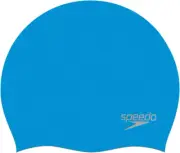 Speedo Plain Moulded Silicone Swim Cap, Unisex