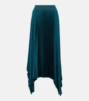 [Joseph] Joseph Ade asymmetric crêpe midi skirt AU 4 blue