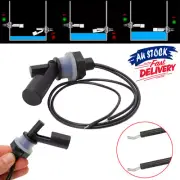 2Pcs Float Switch Tank Horizontal Liquid Mount Tube Water Level Sensor Pool Side