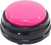 Voice Recording Sound Button, Small Size Easy Carry Voice Recording Sound Button for Kids Interactive Toy Answering Buttons Pink Pink