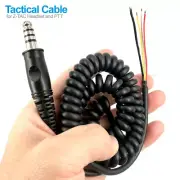 Nato Z Tactical Cable for Z-TAC Headset PTT Walkie Talkie Two Way Radio Accessor