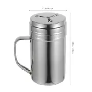 Stainless Steel Seasoning Jar Spice Storage Containers Pepper Bottles
