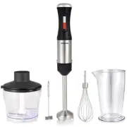 Immersion Blender - Corded Hand Blender with Variable Speed, Turbo Mode & Att...