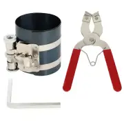 Piston Ring Compressor Install Plier Remover Expander Wrench Tool 2-1/8" to 7" (for: Toyota)