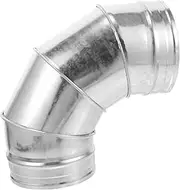 TEHAUX Metal Elbow Stove Pipe Extension Durable Outdoor Flue Adapter for Efficient Ventilation Easy to Install Practical and Safe Design for Outdoor Cooking Needs