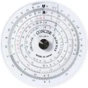 Concise ruler circular vertical scale 28N 100973 from Japan NEW
