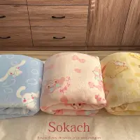 在飛比找蝦皮購物優惠-Sokäch🪑單人現貨♡韓國三麗鷗珊瑚絨毯🎀三麗鷗 美樂蒂 