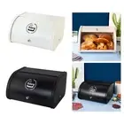 Metal Bread Box Bin Kitchenware Storage Box for Cookies Countertop Pantry