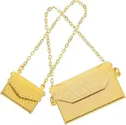 ERINGOGO Doll House Photography Props Mini Chain Bag Model Decorative Bag for Mini House Decor