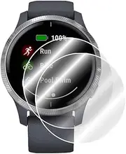 IPG for Garmin Venu GPS Smartwatch Screen Protector (2 Units) Invisible Ultra HD Clear Film Anti Scratch Skin Guard - Smooth/Self-Healing/Bubble -Free by