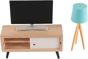 Sarini Mini Doll Furniture TV Counter Lamp Model DIY Accessories Microscopic Ornaments Creative Decorative Elements