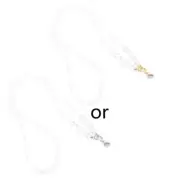 Pearls Long Neck Strap Lanyard KeyRing Keychain Holder Necklace For Mobile Phone