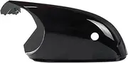 Car Mirror Cover Fit for BMW X1 X2 F48 F49 2016 2017 2018 2019 2020 2021 2022.(Black with Hole L)