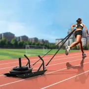 Weight Power Pull Push Sled Fitness Strength Speed Training Sled Black