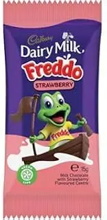 Cadbury Dairy Milk Freddo Frog Strawberry, 72 x 15 Grams