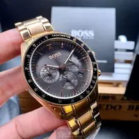 在飛比找樂天市場購物網優惠-點數9%★BOSS手錶,編號HB1513632,44mm玫瑰