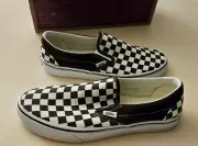 Vans Classic Checkerboard lowtop skate shoes slip on Mens 8.5 Womens 10
