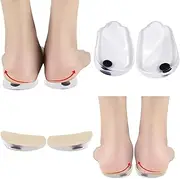 [Generic] O/X Type Leg Corrector Correction Insole，Orthopedic Shoe Inserts for Women and Men with Magnetic, Heel Wedge Insoles for Foot Alignment, Knock Knee Pain, Bow Legs, Colourless (Colourless, L)