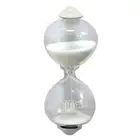 Dulton Ivory 8.5cm Magnetic 3-Minute Sandglass Kitchen Timer/Clock Hourglass