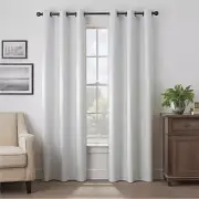 Eclipse Absolute Zero Blackout One Grommet 2 Panels-Martina White 40”x 95”
