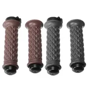 7/8inch 22mm Motorcycle Rubber Handlebar Hand Grip For Cafe Racer Bobber Clubman 41 BROWN