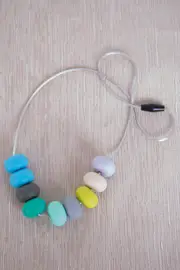 Pacific Doughnut Bead Necklace--TIN-PACIFIC