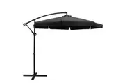 Instahut 3m Outdoor Umbrella Cantilever Garden Beach Patio Black