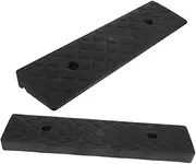 Lightweight Plastic Wheelchair Ramp Loading Dock Step Ramp Strong Material Easy to Install for Garage and Threshold