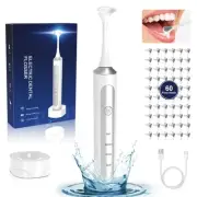 Reusable Electric Flosser for Adults & Kids with 4 Speeds, Rechargeable Vibra...