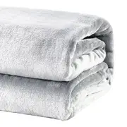 Renee Taylor 220x240cm Soft Warm Mink Blanket/Throw Heavy Weight Acrylic Dove