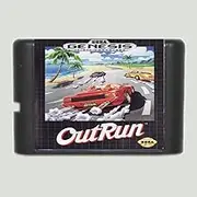 Royal Retro Outrun 16 bit MD Game Card For Sega Mega Drive For Genesis-(PAL-J)