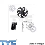 NEW FAN RADIATOR FOR SEAT VW CORDOBA SALOON 6K1 6K2 AFT APF AEH AUR AKL AQM TYC