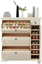 Freestanding Fashion Tumbler Shoe Cabinet Home Doorway Small Household Ultra-Thin Light Luxury Entryway Shoe Cabinet for Entryway Foyer Shoe Cupboard