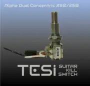 Tesi Alpha Dual Concentric Potentiometer 250k/250k with Center Detent