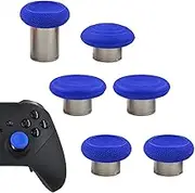6 in 1 Metal Magnetic Thumbsticks for Xbox Elite Series 2 Controller,Swappable Magnetic Analog Stick Joystick Caps Replacement for Xbox Controller Elite Series 2/Elite Series 2 Core(Blue)