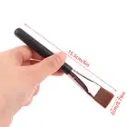 1Pc Black Makeup Brushes Flat Top Foundation Brush Wooden Handle Contour Brus _t