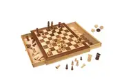 Fun Factory Deluxe Chess & Checkers Set with Drawers