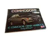 NOS Holden Commodore VC Blank Owners Handbook Manual 92013922 March 1980 SL/E