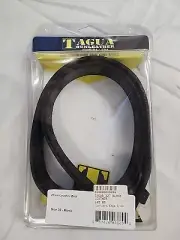 Tagua Plain Leather Belt 1.5" sz 32 Black