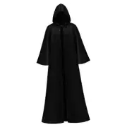 Halloween Hooded Cloak Grim Cowl Devil Cape Devil Outfit Long Hooded Cloak for