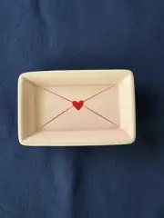 Target Valentines 2025 Ceramic Pink Trinket Tray - 3 1/2 x 2 x 3/4