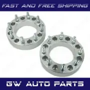 2 PC 1.5" WHEEL ADAPTERS 8x6.5 to 8x170 STUDS M14x1.5 CB 126 FIT RAM NISSAN GMC (for: Nissan)