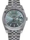NEW Rolex Datejust 41 Steel Mint Green Dial Mens Jubilee Watch B/P '25 126300