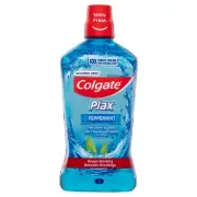 Colgate Plax Antibacterial Mouthwash 1L, Peppermint, Alcohol Free, Bad Breath...
