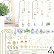 UXORSN DIY Sun Catcher Kits for Adults Crystal Suncatchers Making Suppliers Hanging Art and Crafts for Women Valentines Birthday Gifts Garden Plant Windows Home Decor