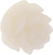 [Baoblaze] 20mm White Bodhi Craft Beads Wood Hand Carved Lotus Flower Unique craft beads Tibetan Beads For Jewelry Making Bracelet Pendant