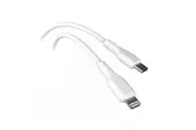 EFM 2m USB-C to Lightning Charge Data Sync MFI-Certified Cable for Apple White
